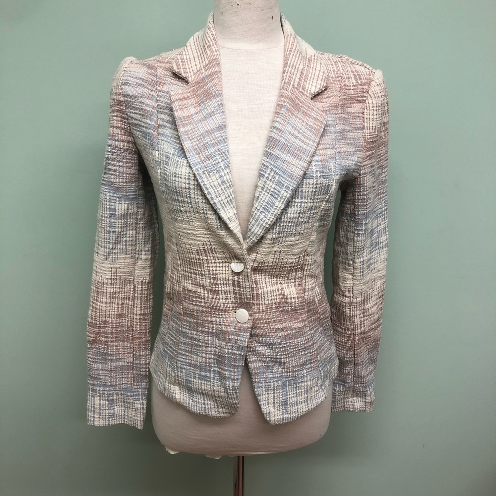 Yest | Women's Knit Blazer | Multi Colour | Size 4